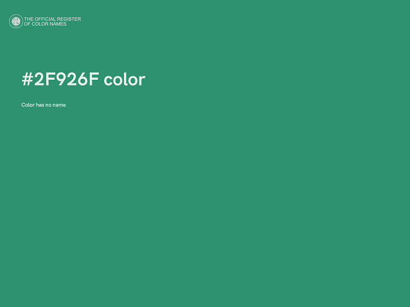 #2F926F color image