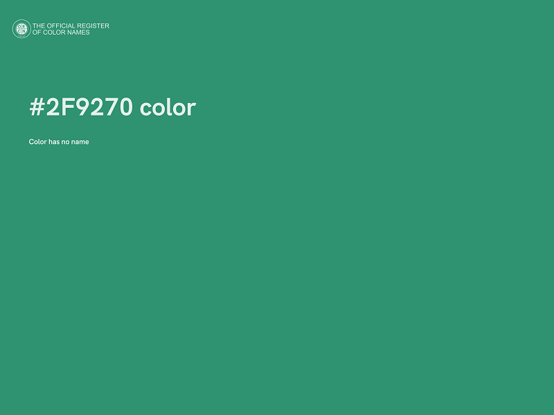 #2F9270 color image