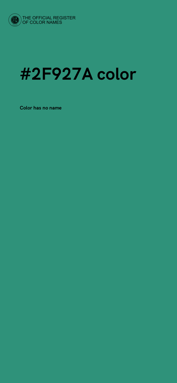 #2F927A color image