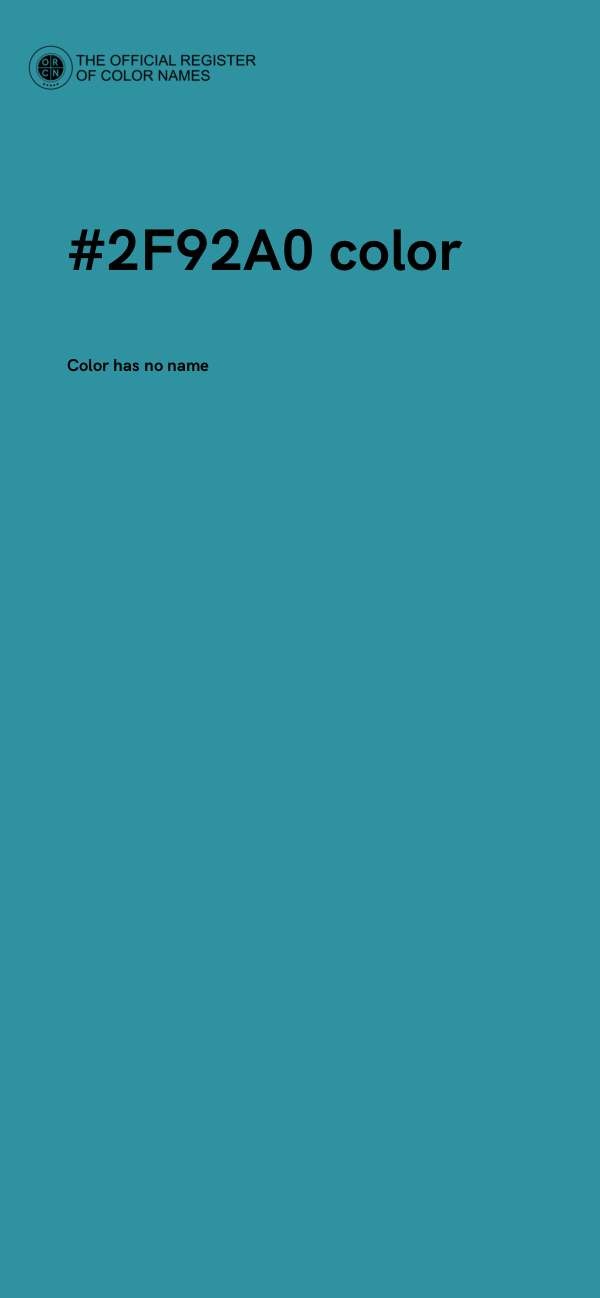 #2F92A0 color image