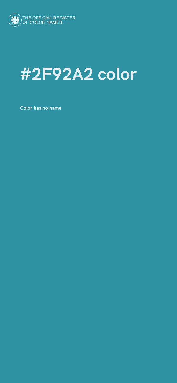 #2F92A2 color image