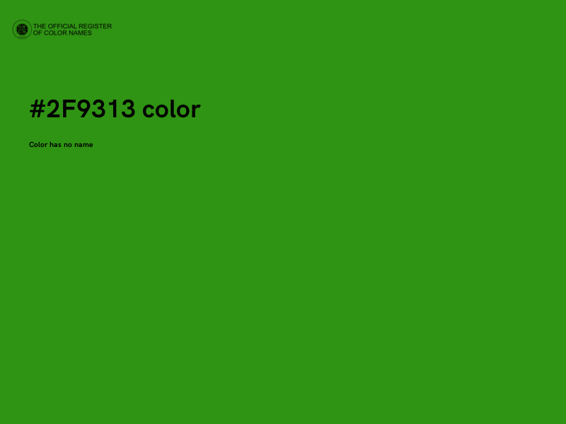 #2F9313 color image