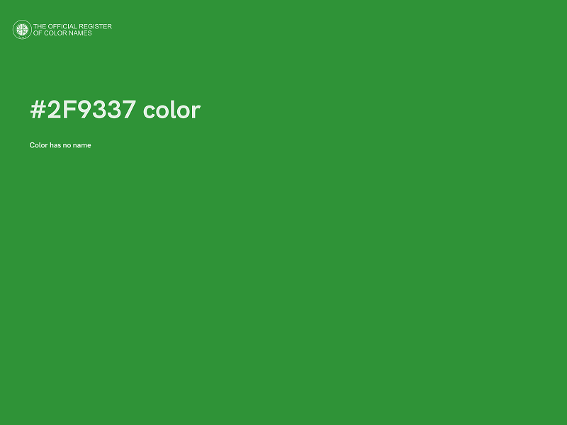 #2F9337 color image