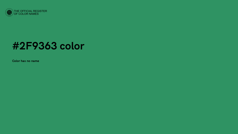 #2F9363 color image