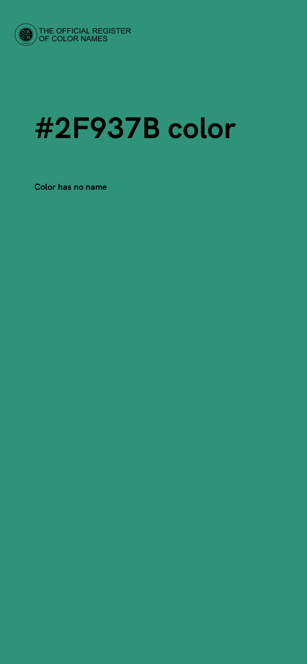#2F937B color image