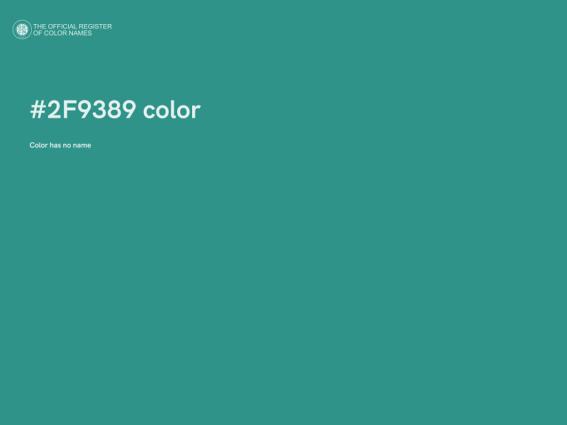 #2F9389 color image