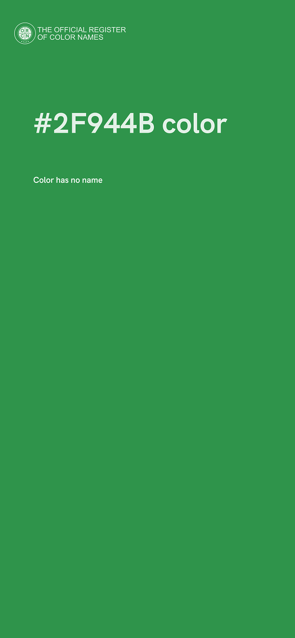 #2F944B color image