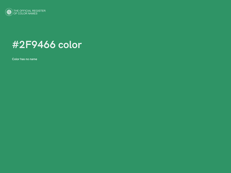#2F9466 color image