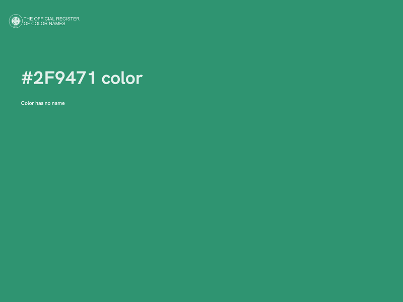 #2F9471 color image