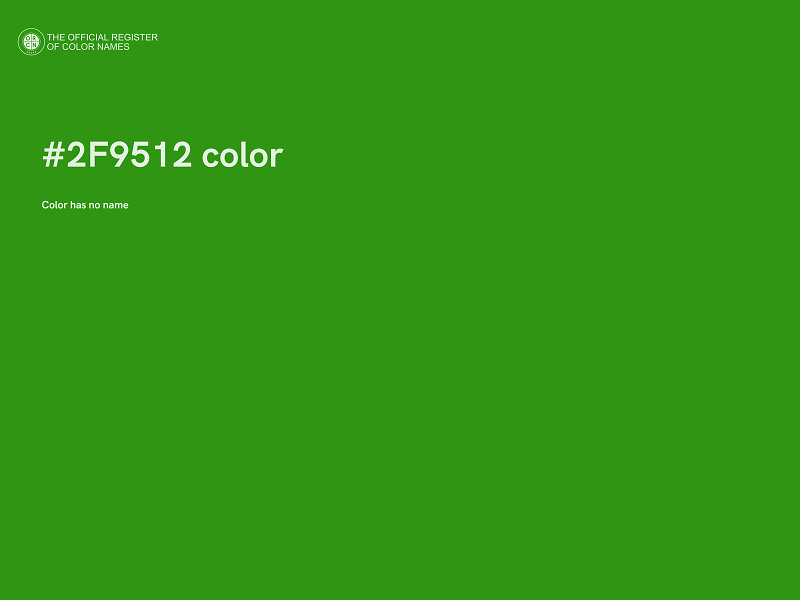 #2F9512 color image