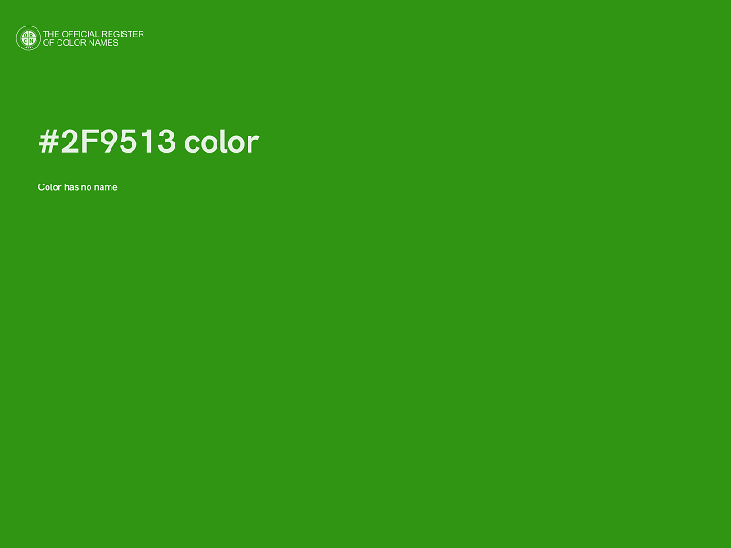 #2F9513 color image