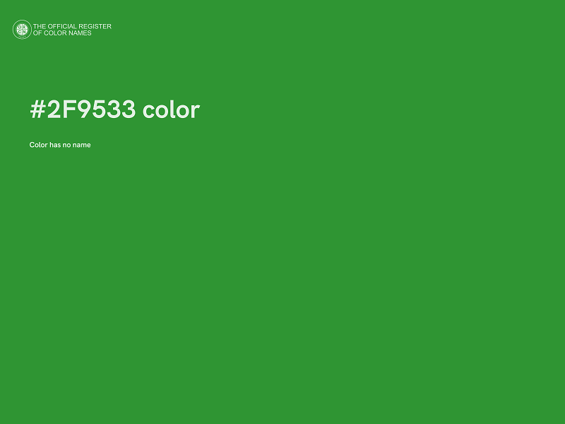 #2F9533 color image