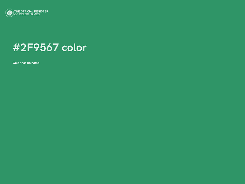 #2F9567 color image
