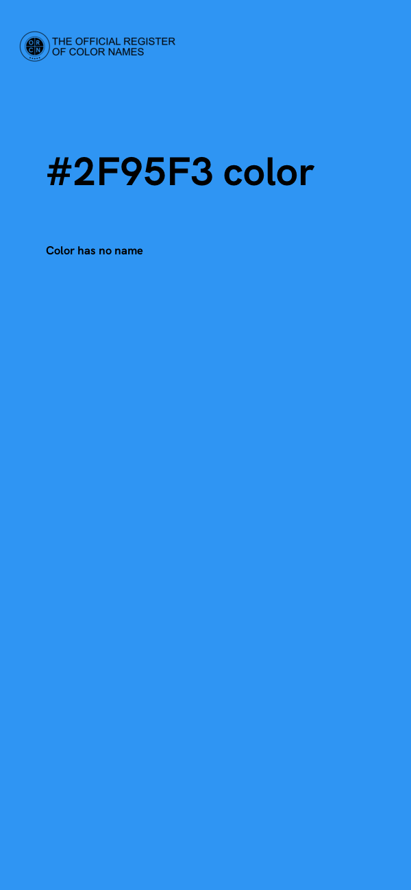#2F95F3 color image