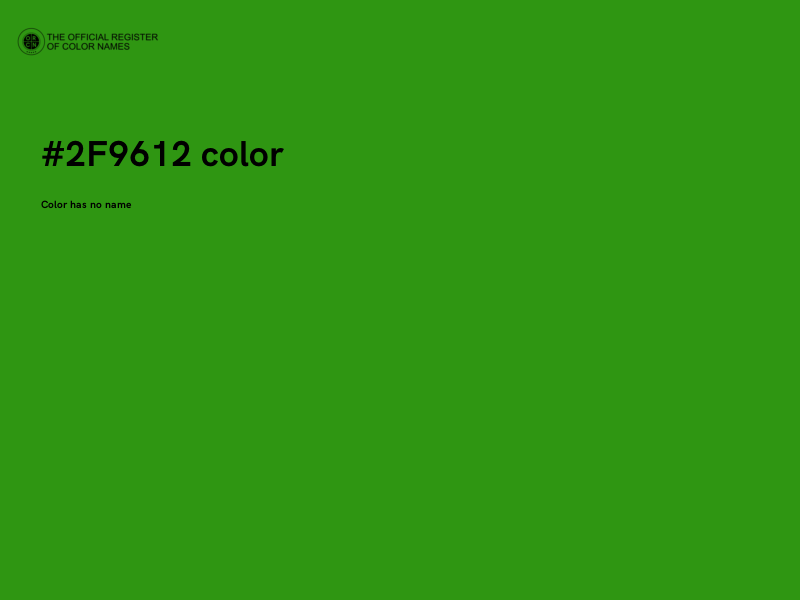 #2F9612 color image
