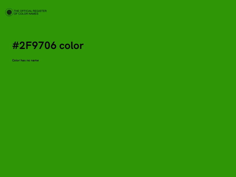 #2F9706 color image