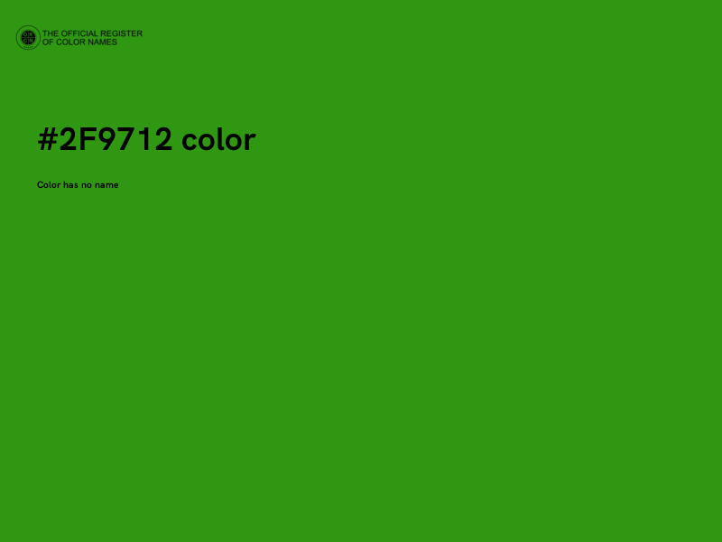 #2F9712 color image