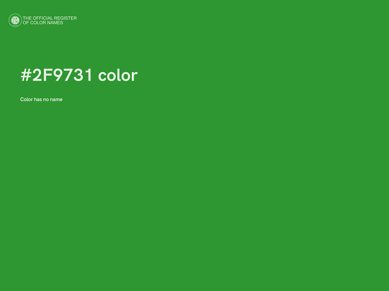 #2F9731 color image