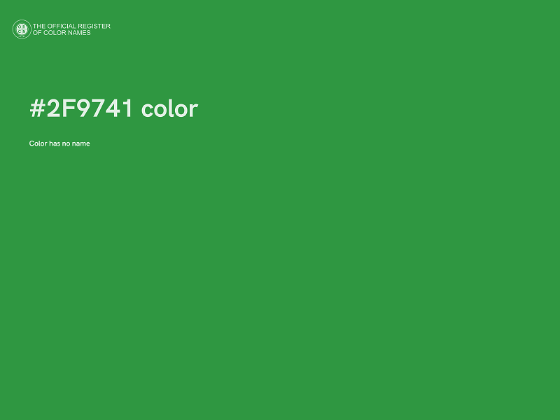 #2F9741 color image