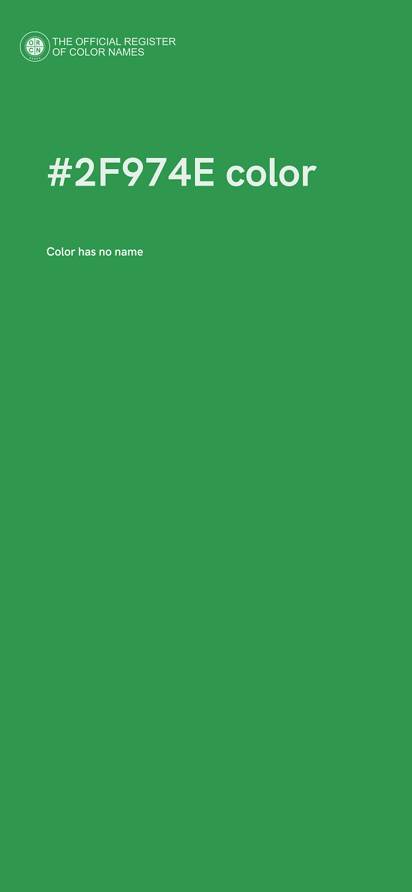 #2F974E color image