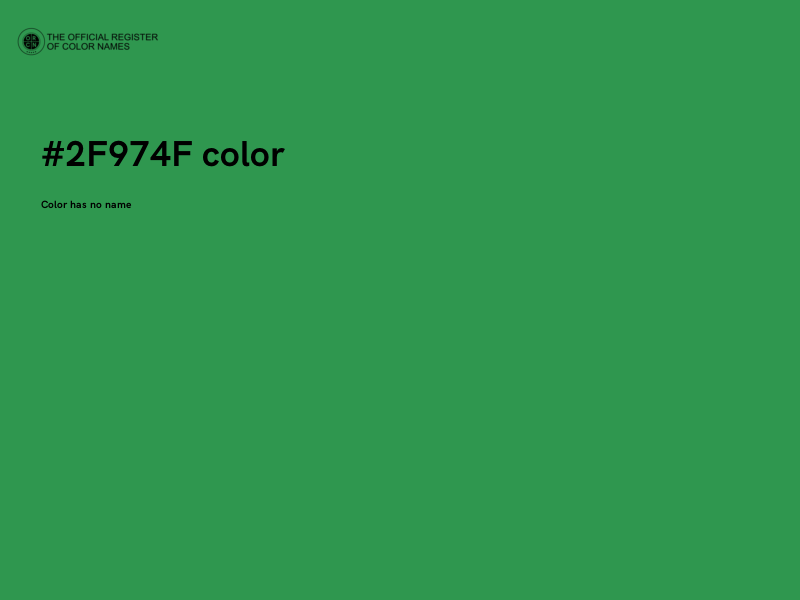 #2F974F color image