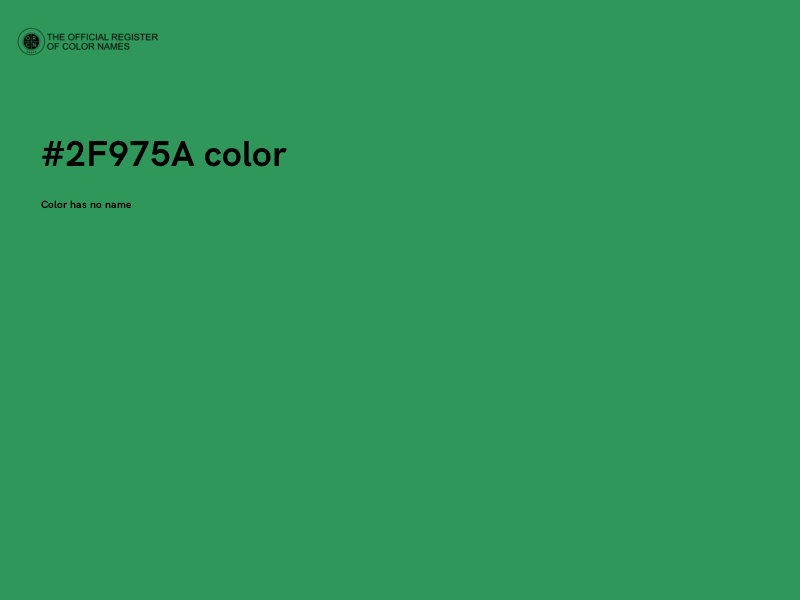 #2F975A color image