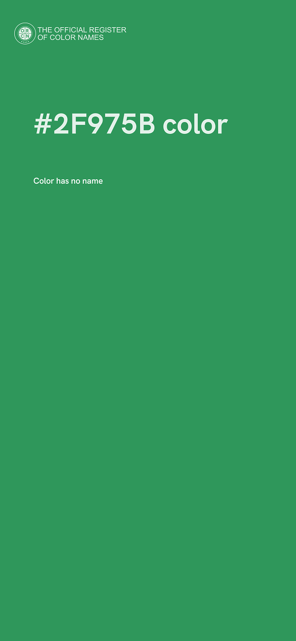 #2F975B color image