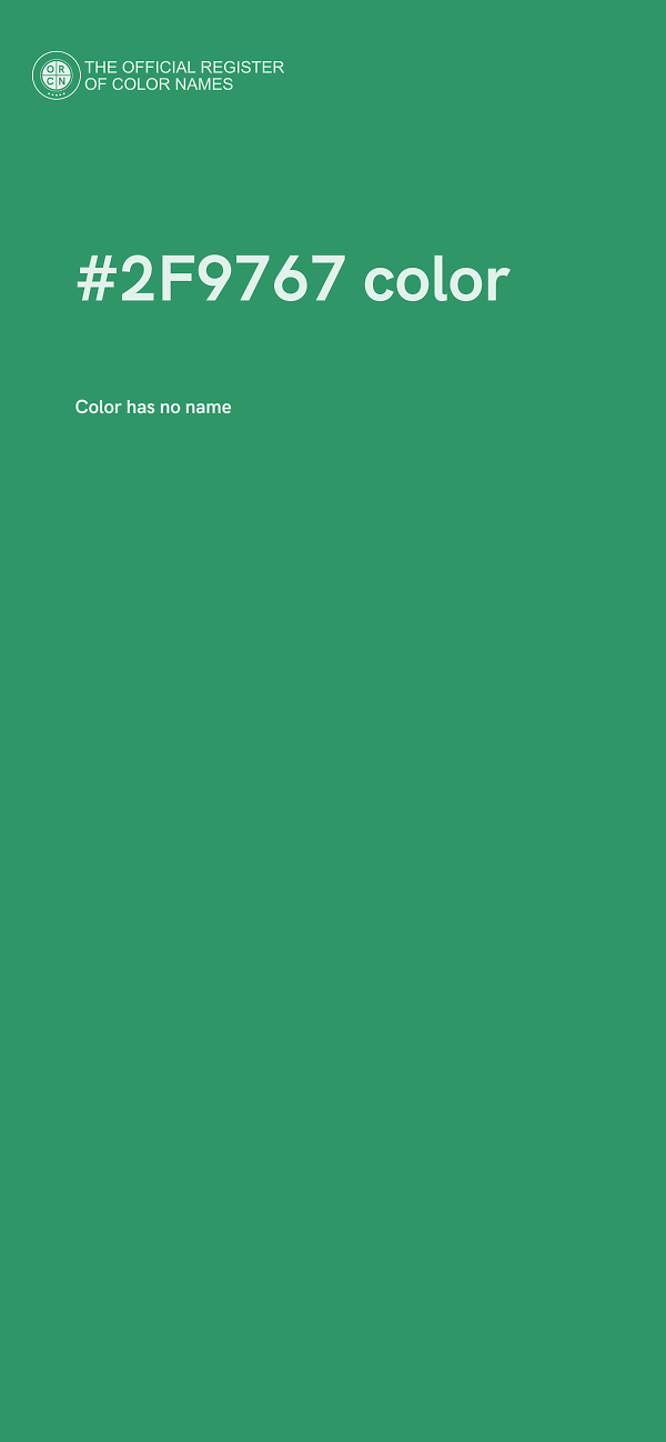 #2F9767 color image