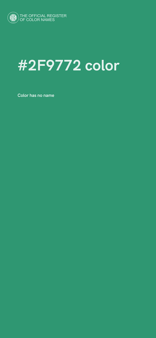 #2F9772 color image