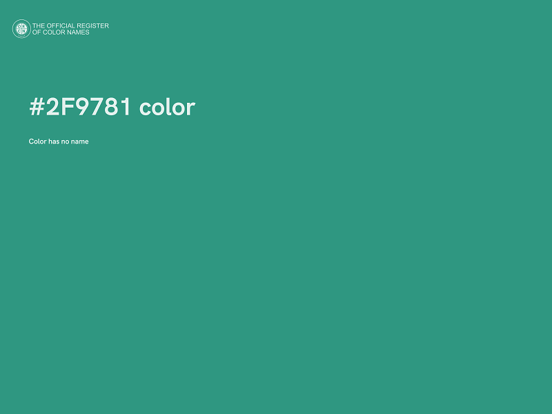 #2F9781 color image