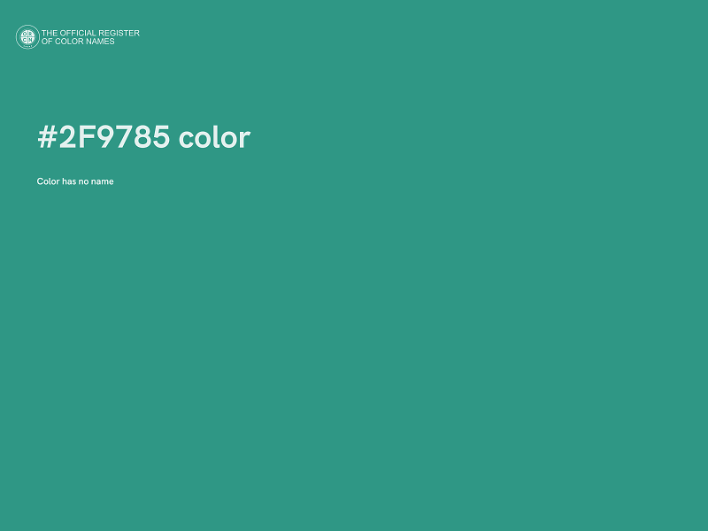 #2F9785 color image