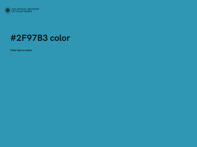 #2F97B3 color image