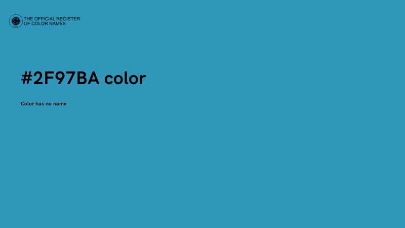 #2F97BA color image