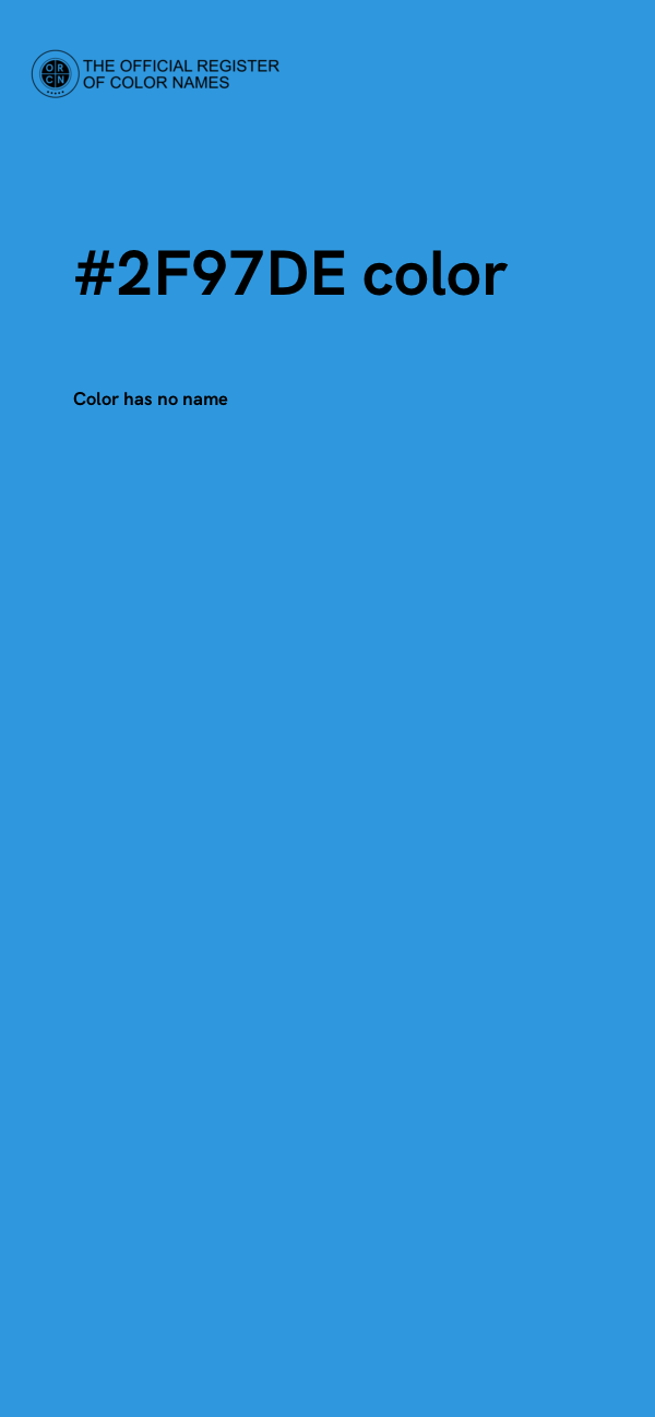 #2F97DE color image