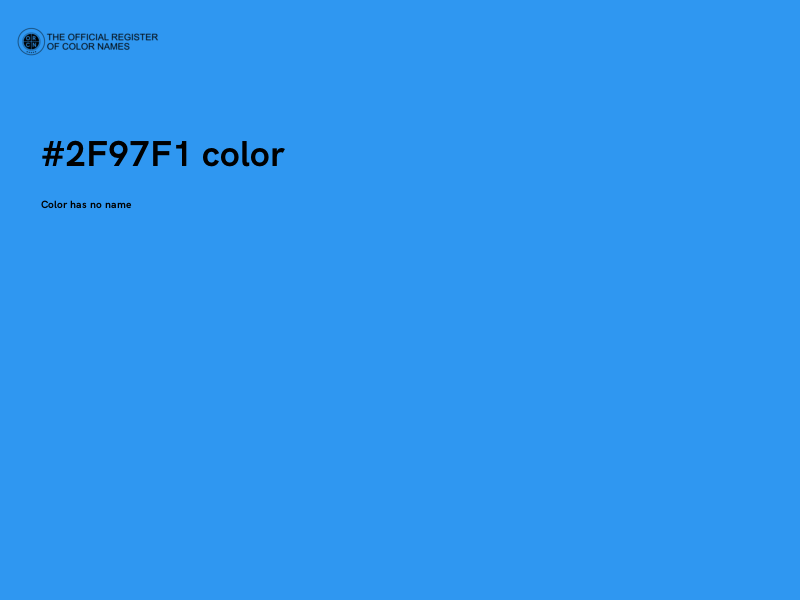 #2F97F1 color image
