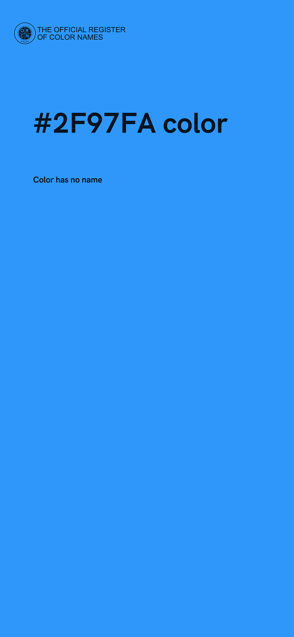 #2F97FA color image