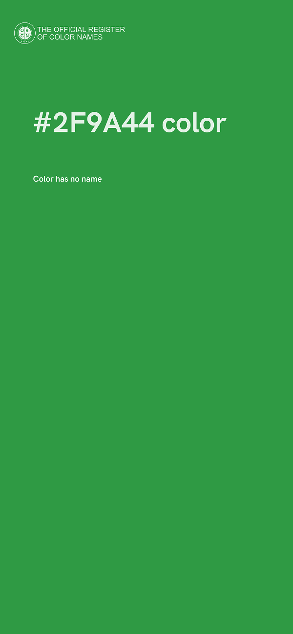 #2F9A44 color image
