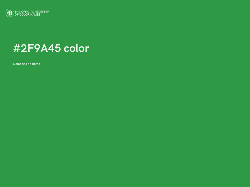 #2F9A45 color image