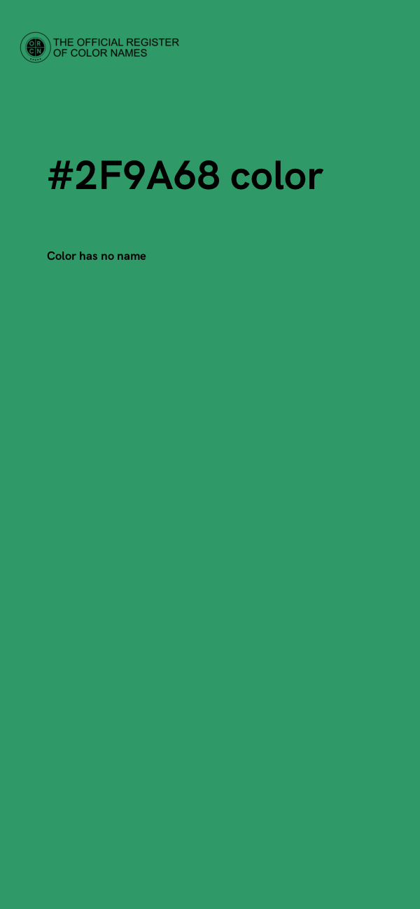 #2F9A68 color image