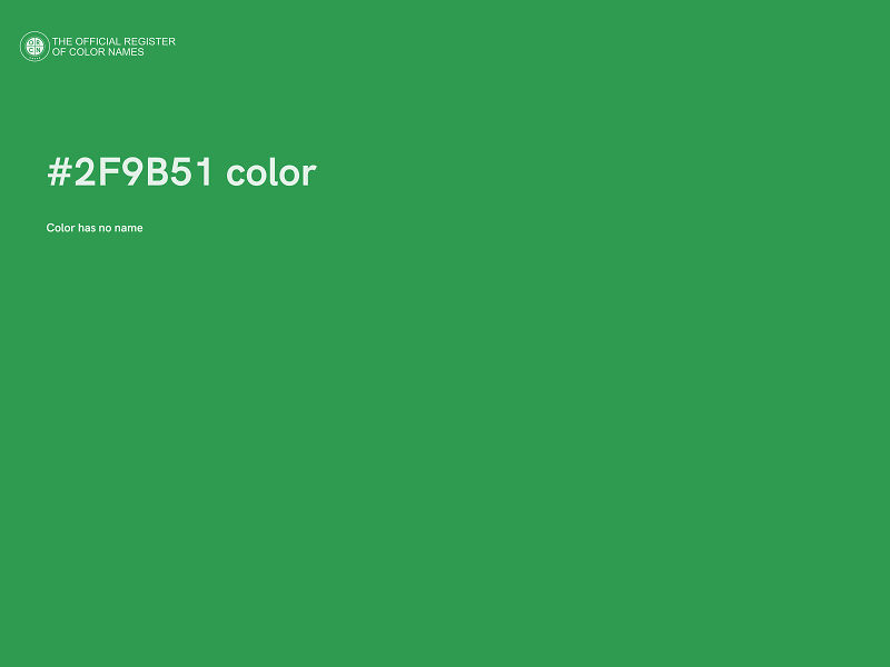 #2F9B51 color image