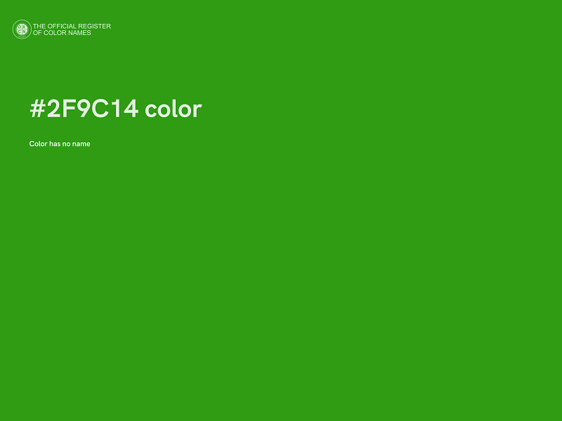 #2F9C14 color image