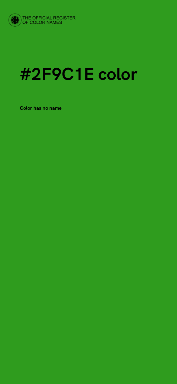 #2F9C1E color image