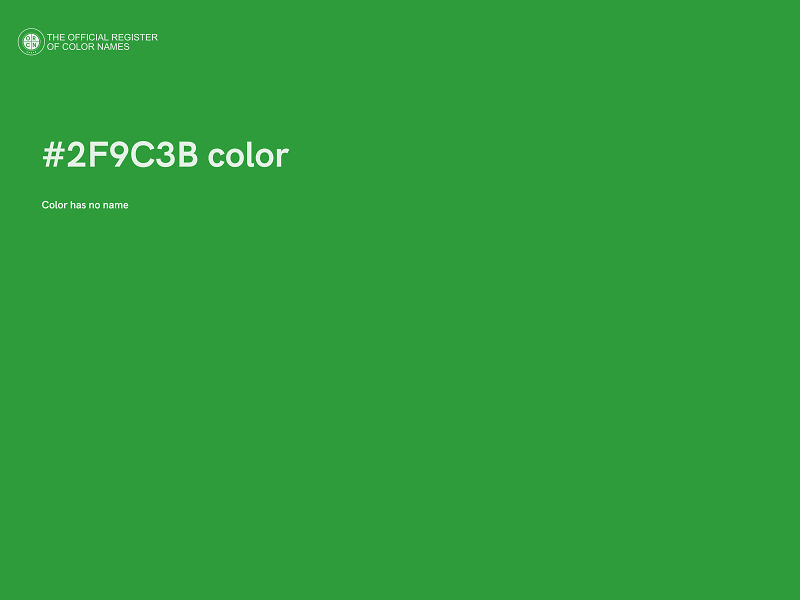 #2F9C3B color image