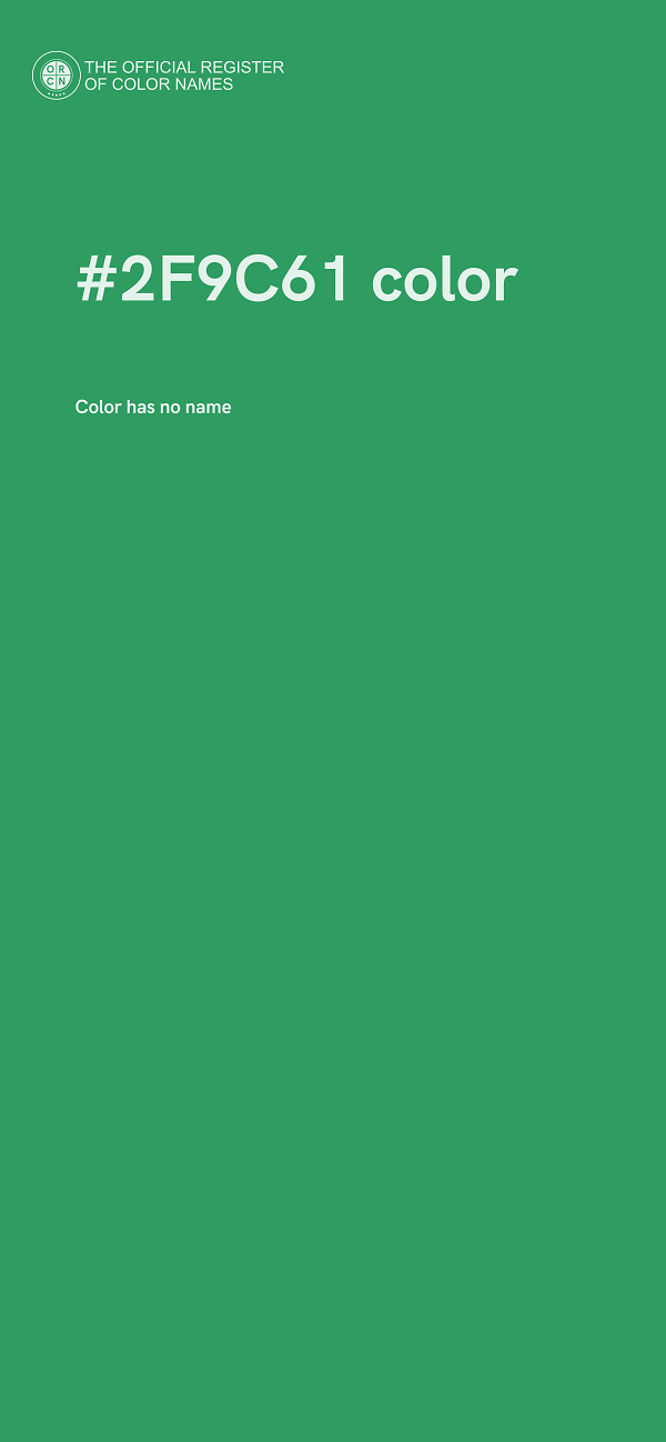 #2F9C61 color image