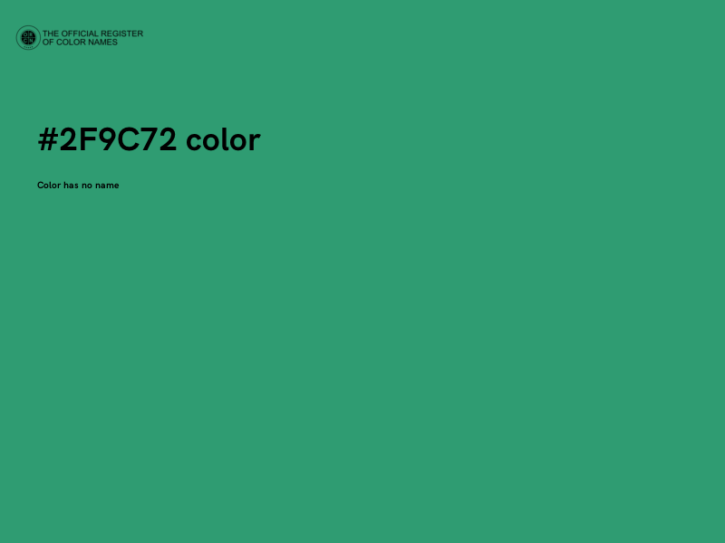 #2F9C72 color image