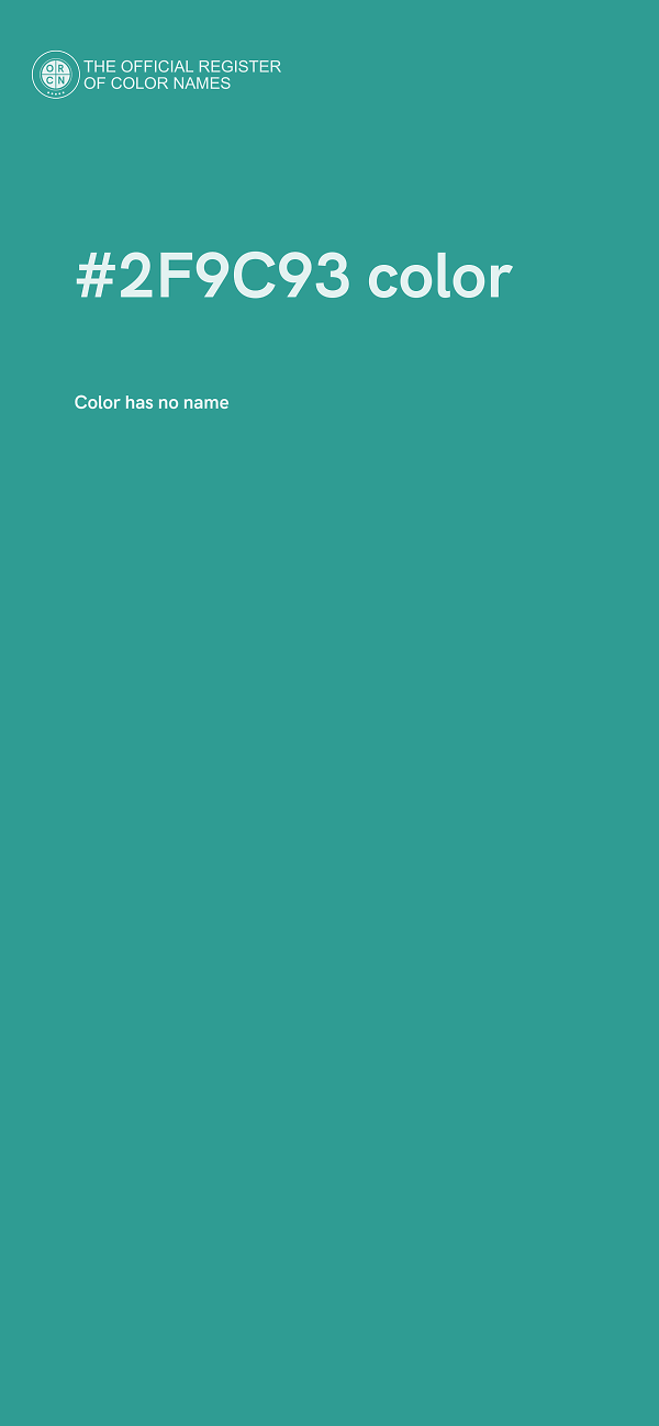 #2F9C93 color image