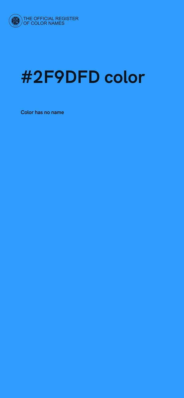 #2F9DFD color image