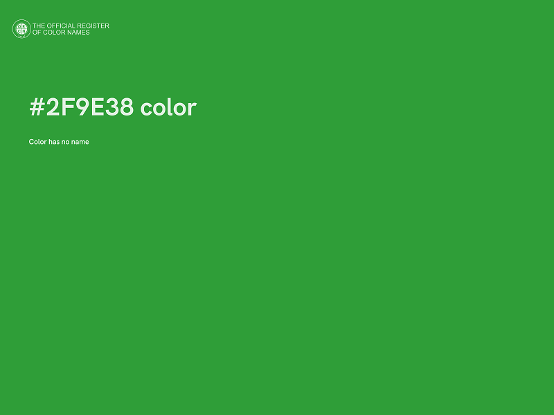 #2F9E38 color image