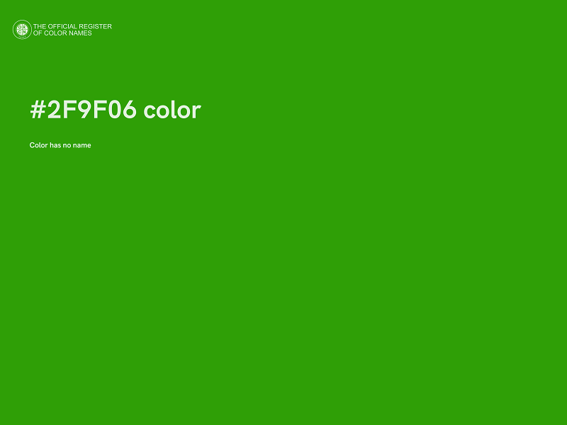 #2F9F06 color image
