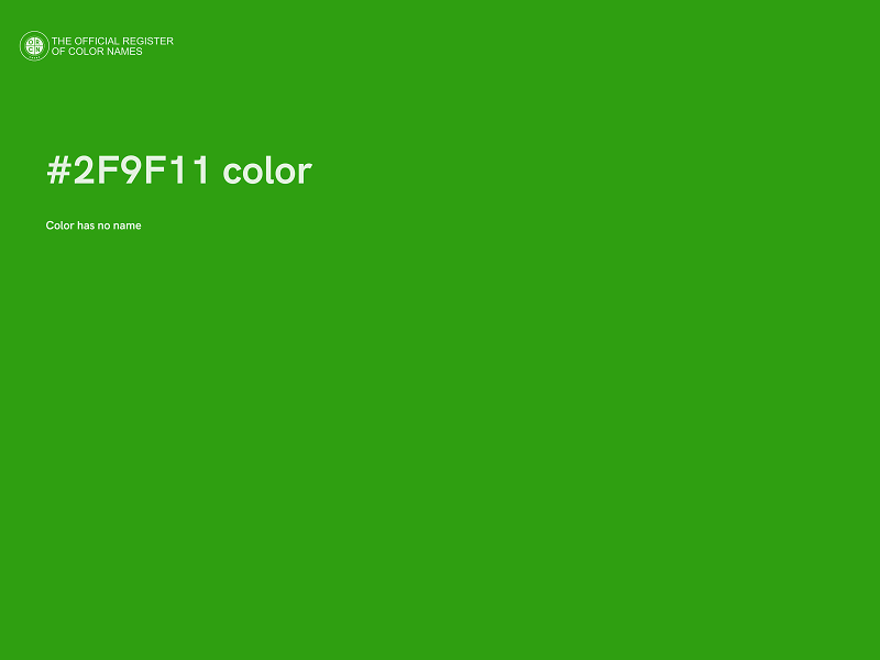 #2F9F11 color image